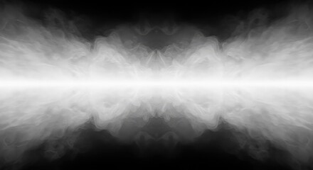 Abstract, vast, bright white vapor field diffusion, creating an empty, ethereal, and mystical background with extensive copy space ,field ,white ,smoke
