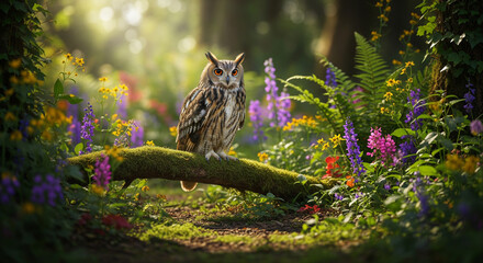 owl in the forest