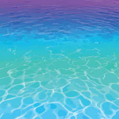 Fototapeta premium Calming ocean surface with vibrant blue and purple hues
