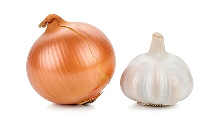 onion isolated on white