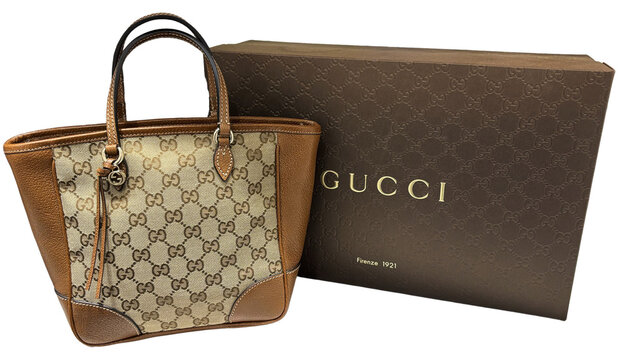 【GUCCI】グッチ_GGキャンバス_2WAY ハンドバッグ_A tote bag from the world-famous brand Gucci