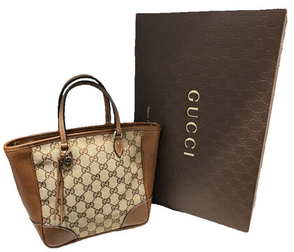 【GUCCI】グッチ_GGキャンバス_2WAY ハンドバッグ_A tote bag from the world-famous brand Gucci