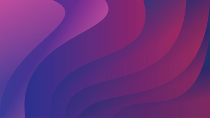 Abstract wave background with purple and blue color gradients