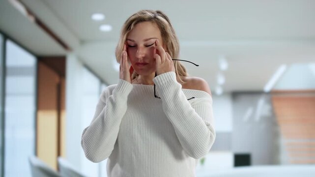 Girl With Symptoms Of Glaucoma And Retinal Injury