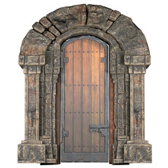 Dungeon Gateway Dark Fantasy Entrance Portal