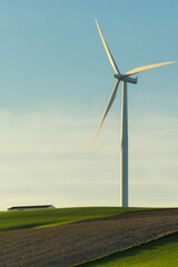 Fototapeta premium wind turbine in the field