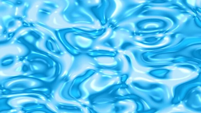 Examining flowing blue patterns in a smooth abstract surface