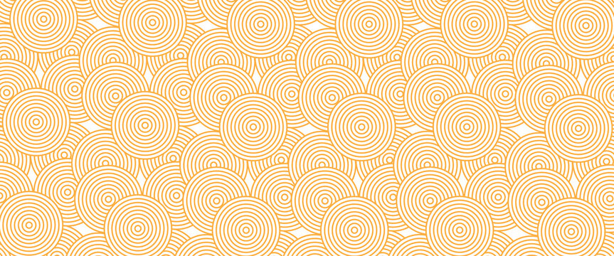 backround Luxury patern Gold Yellow Line Round Shape Abstract , white And Gold backround round shape. vector