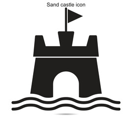 Sand castle icon