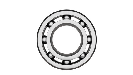 Precision Ball Bearing against Black Background