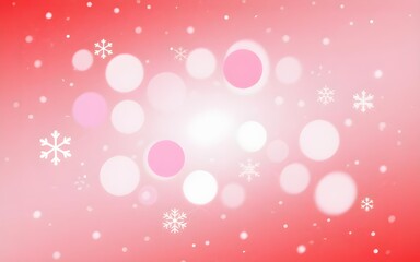 Fototapeta premium Abstract Red Bokeh Background with Light Effects.