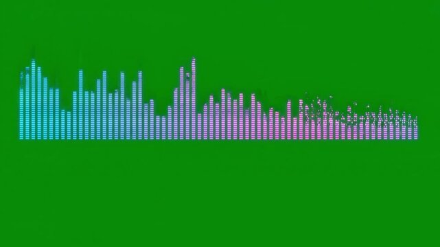 sound wave background green background video 