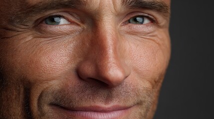 Obraz premium Mature Man Smiling at a Catering Party and Social Event