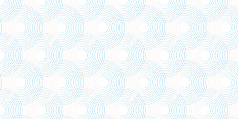 Modern abstract colorful circle line patter background. Seamless design for banner and wave overlapping geometric design.