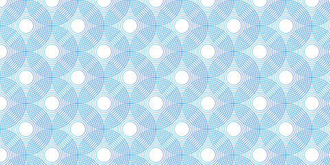 Fototapeta premium Modern abstract colorful circle line patter background. Seamless design for banner and wave overlapping geometric design.