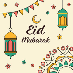 Eid Mubrarak Social Media New Design