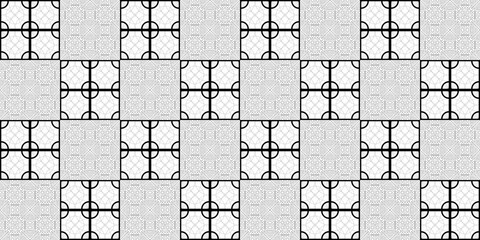 Seamless Transparent Art Deco Geometric Pattern Template