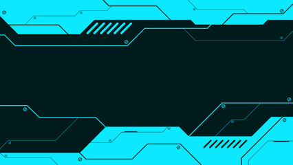 Abstract sci-fi futuristic background cyberpunk style