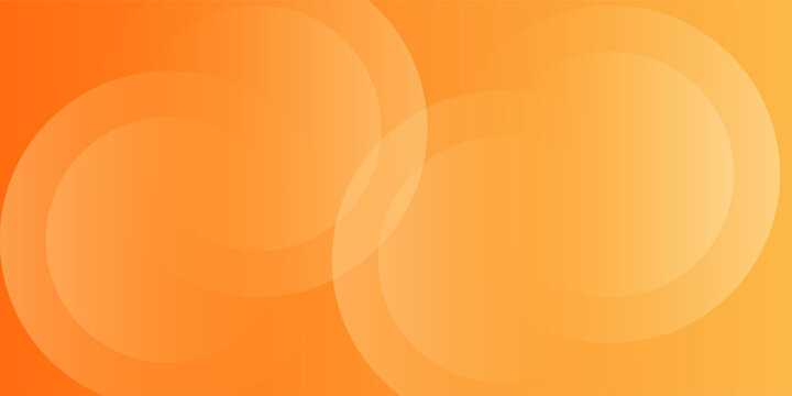 Abstract Orange Gradient Circle Pattern Background. Suit for banner, web, brochure, poster and presentation