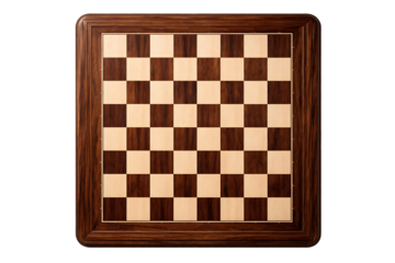 Luxury Wood Chess Board – Checkered Gaming Surface for Intelligence, Planning and Tactical Competition