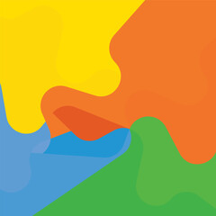 Bright Abstract Composition with Modern Natural Color Harmony.eps