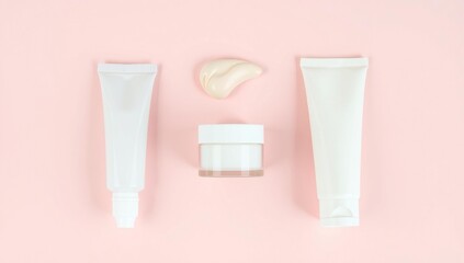 Collection of cosmetic containers