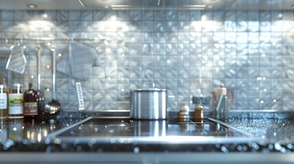 A photo of a sparkling clean kitchen