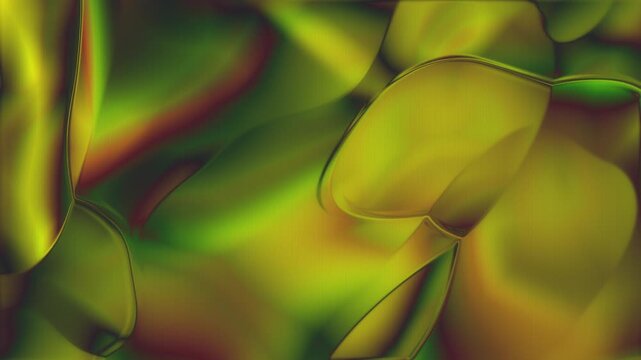 Abstract Green Yellow Fluid Gradient Background with Organic Liquid Flow. Ideal for technology concepts, biotechnology visuals, energy themes, wellness branding.                  
