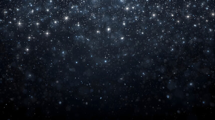 Fototapeta premium Looping animated Christmas background of falling shooting stars on black background 