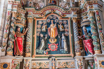 Naklejka premium Saint Ronan Church, Locronan, finistere, brittany, france