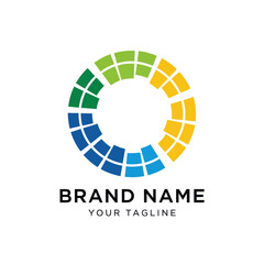 Colorful Circle Logo Design Template.
