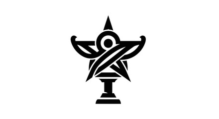 Abstract geometric symbol design