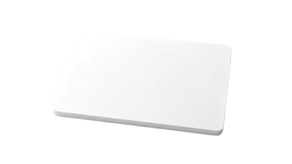 A white mattress with small holes for ventilation and comfort on a black background for visual emphasis and clarity always