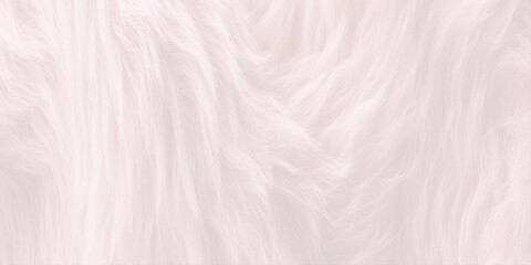 Obraz premium Soft pale pink faux fur texture background create a flowing, wavy pattern with gentle highlights and shadows.