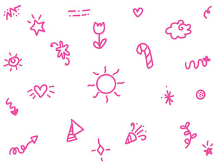 Colorful Doodles Pattern