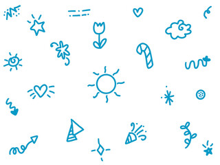 Colorful Doodles Pattern