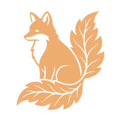 Obraz premium Fox icon silhouette isolated vector images of wild animals. Minimalist fox standing silhouette icon for logo and branding .Red fox silhouette set for wildlife and nature projects