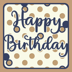 Happy birthday card with flowers and butterflies. Layered papercut card 3D. Paper cut out design. Shadow box style.