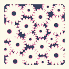 Layered paper cut Flowers. Paper cut out design. Shadow box style. 3D design.	