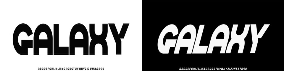 Modern Bold Font. Typography urban style alphabet fonts for fashion, sport, technology, digital, movie, logo design, vector illustration,