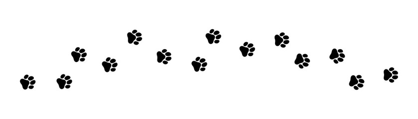 Dog or cat footprint icon, Vector illustration © Adit