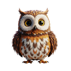 Obraz premium Cute Cartoon Owl