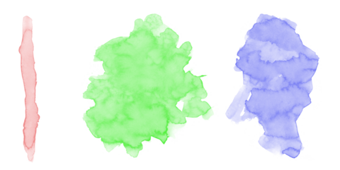 Vibrant abstract digital art dynamic red green blue organic liquid forms black backdrop Modern fluid dynamics science