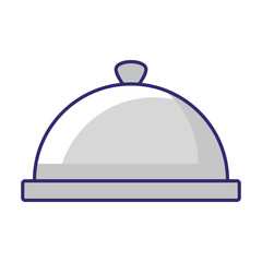 Obraz premium Cloche Vector icon which can easily modify or edit