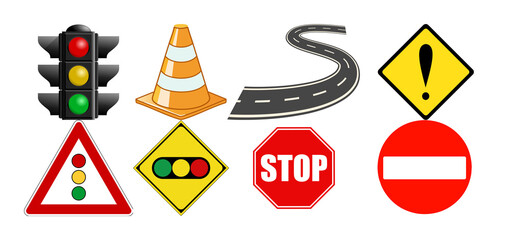 traffic light on the road