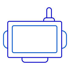 Obraz premium Tablet Device Line Icon