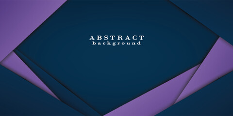 Futuristic abstract geometric background with dark blue gradient background design with modern paper cut concept. design mdern.