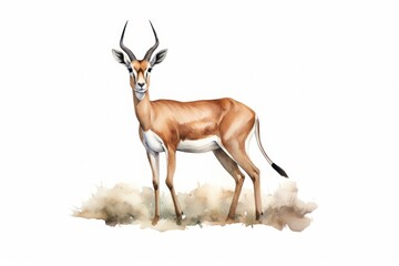 Fototapeta premium Springbok wildlife animal mammal.