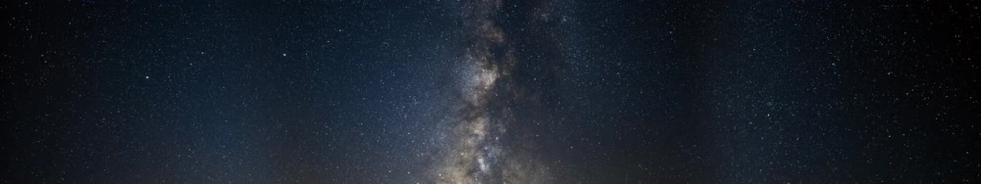 looped animation of the Milky Way, time lapse, starry sky | widesceen | 