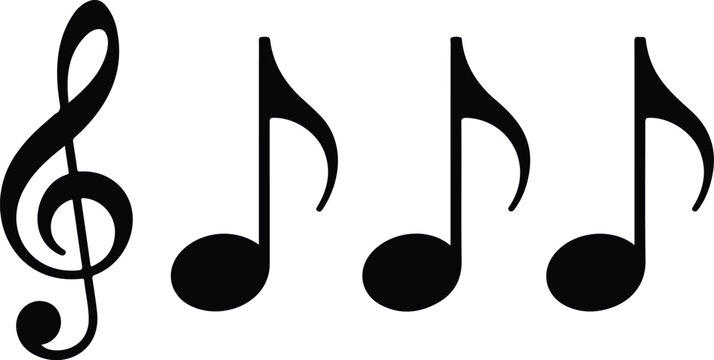 Essential Music Elements  Treble Clef, Eighth Notes, and Single Eighth Note Symbol